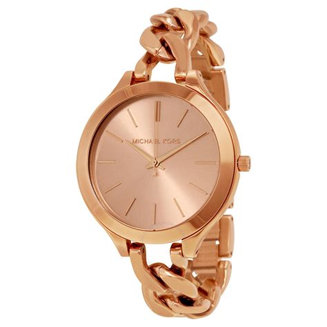 michael kors watch mk3223|Michael Kors Slim Runway Twist Rose Dial Ladies Watch MK3223.